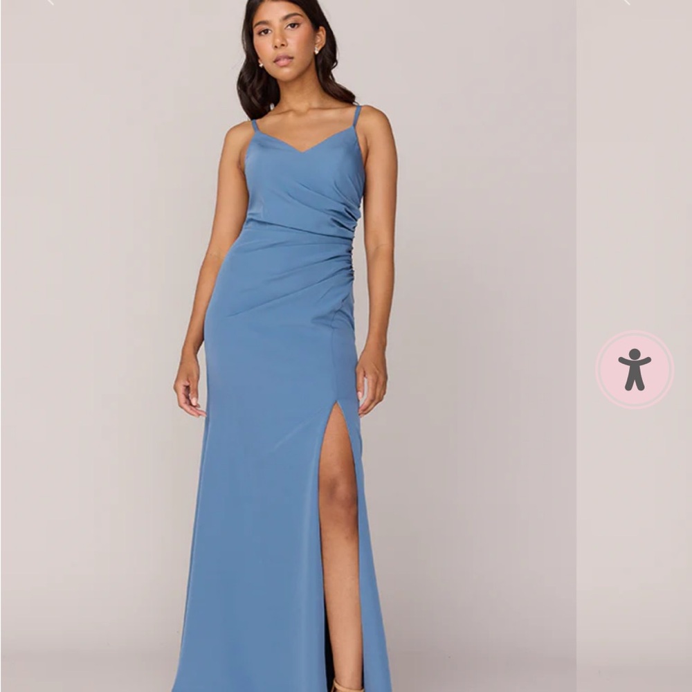 Elegant French Blue Women’s Dress